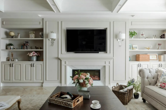 |82平美式小户型房子,掉繁复设计的家具简而不凡