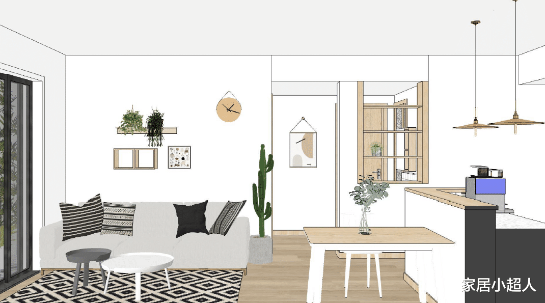 承重墙摇身变亮点，超大阳台视野绝佳，再也没有比这更合适的家