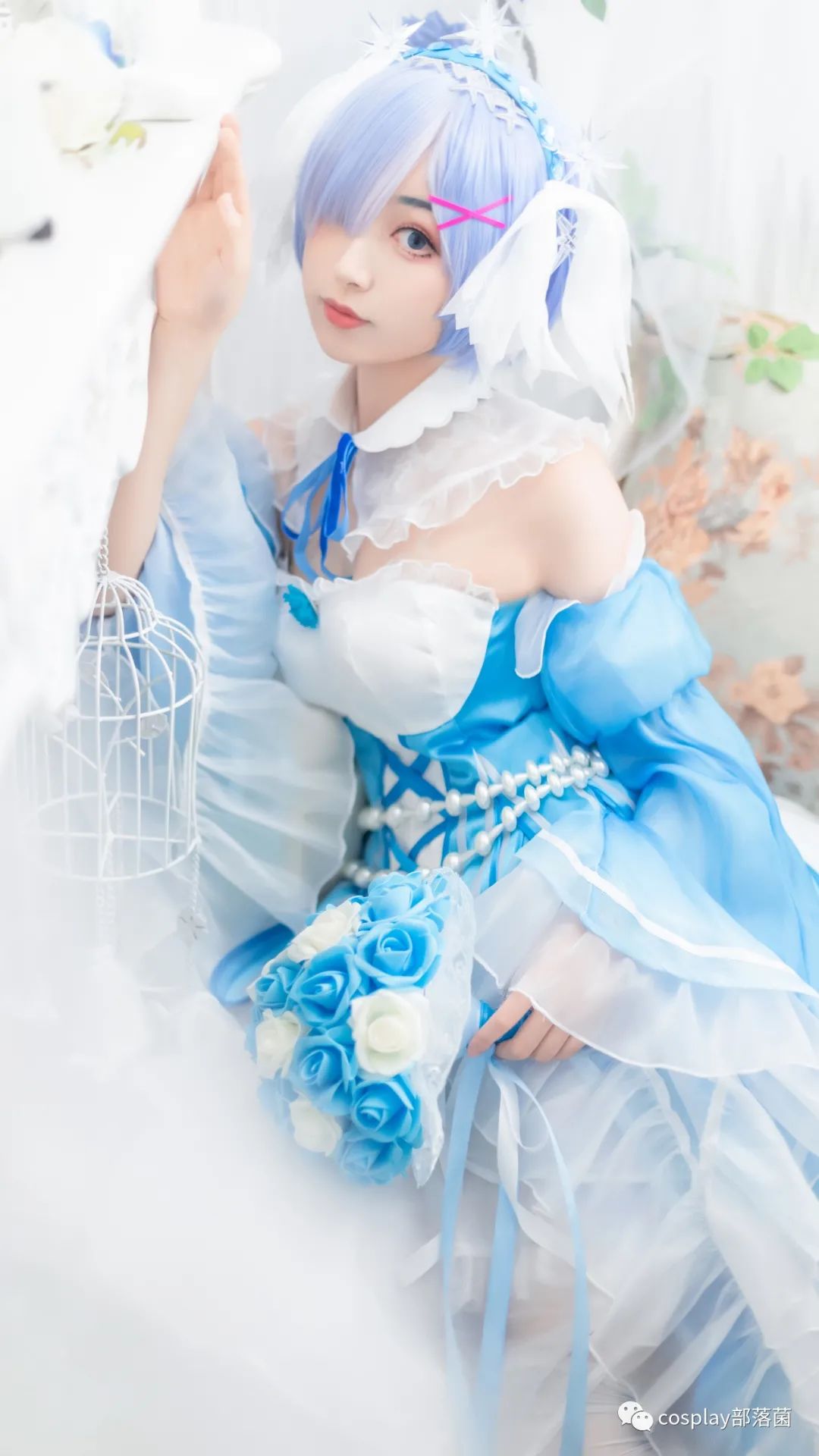 假面骑士利维斯|cos：蕾姆冰晶礼服cos正片@夏树酱
