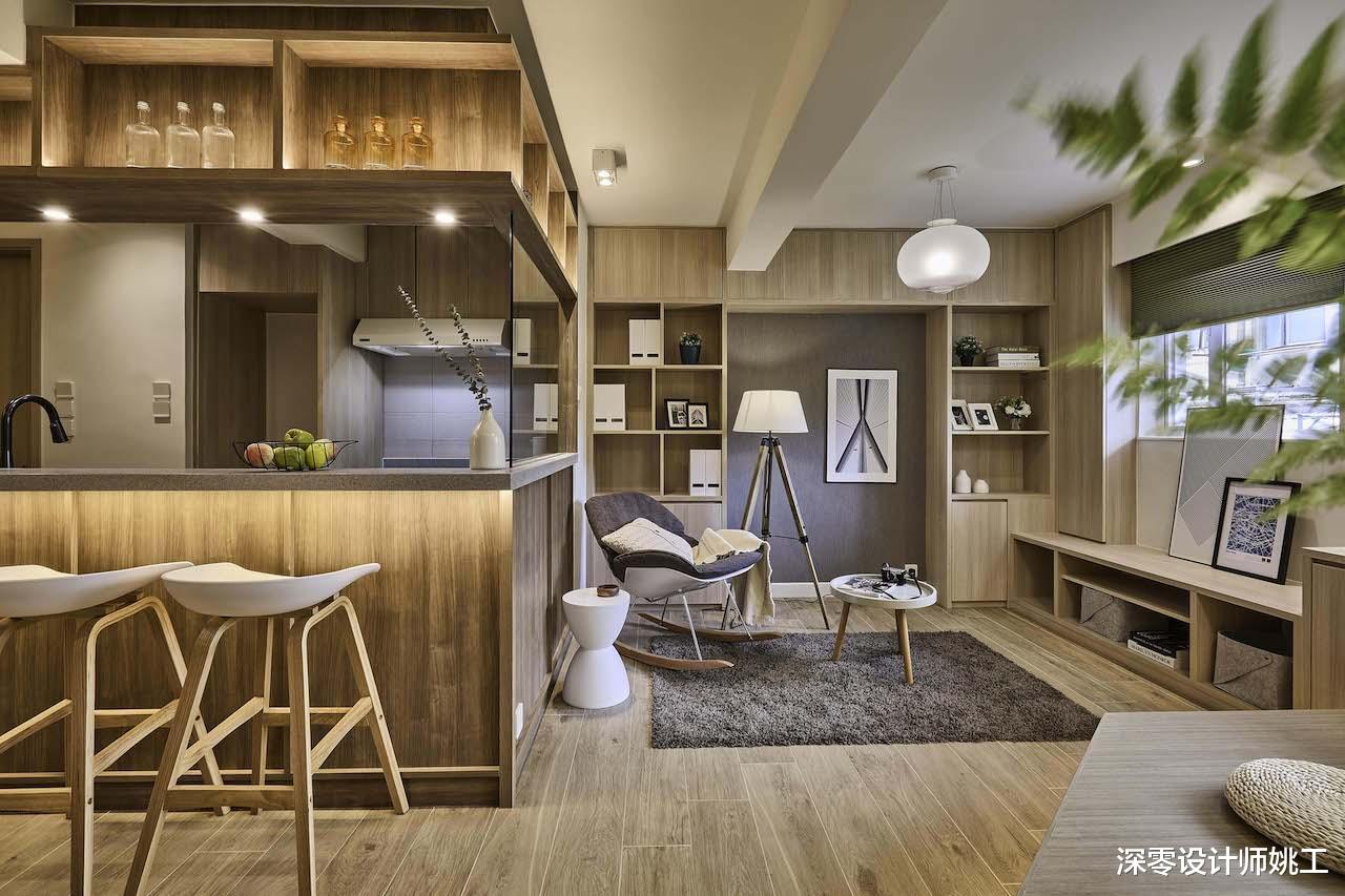 看完这个温暖小屋,比起梦幻的儿童房,更吸引我的是这个客厅茶室