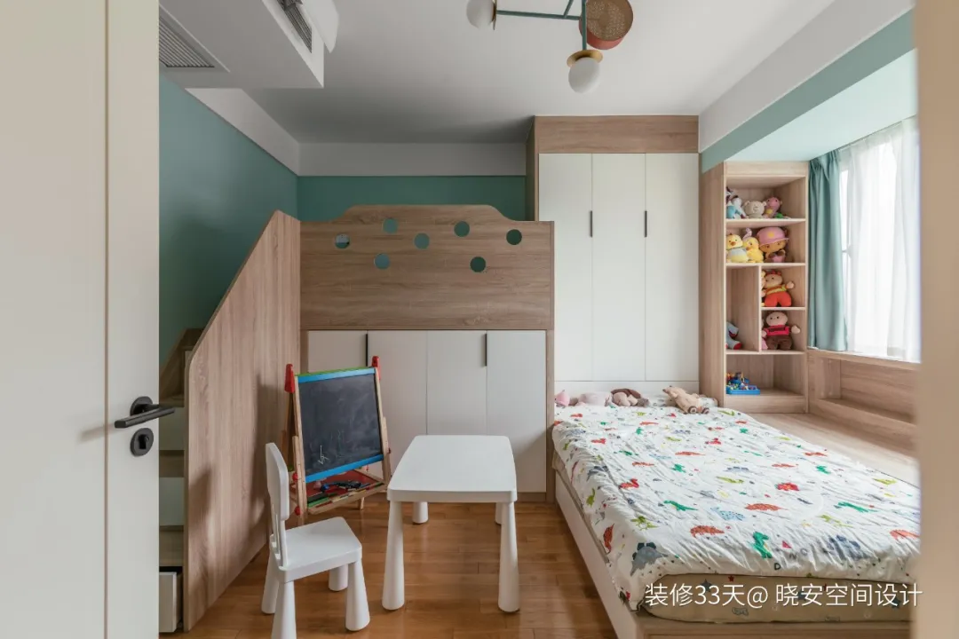 装修设计:她家客厅儿童房都不按常理出牌