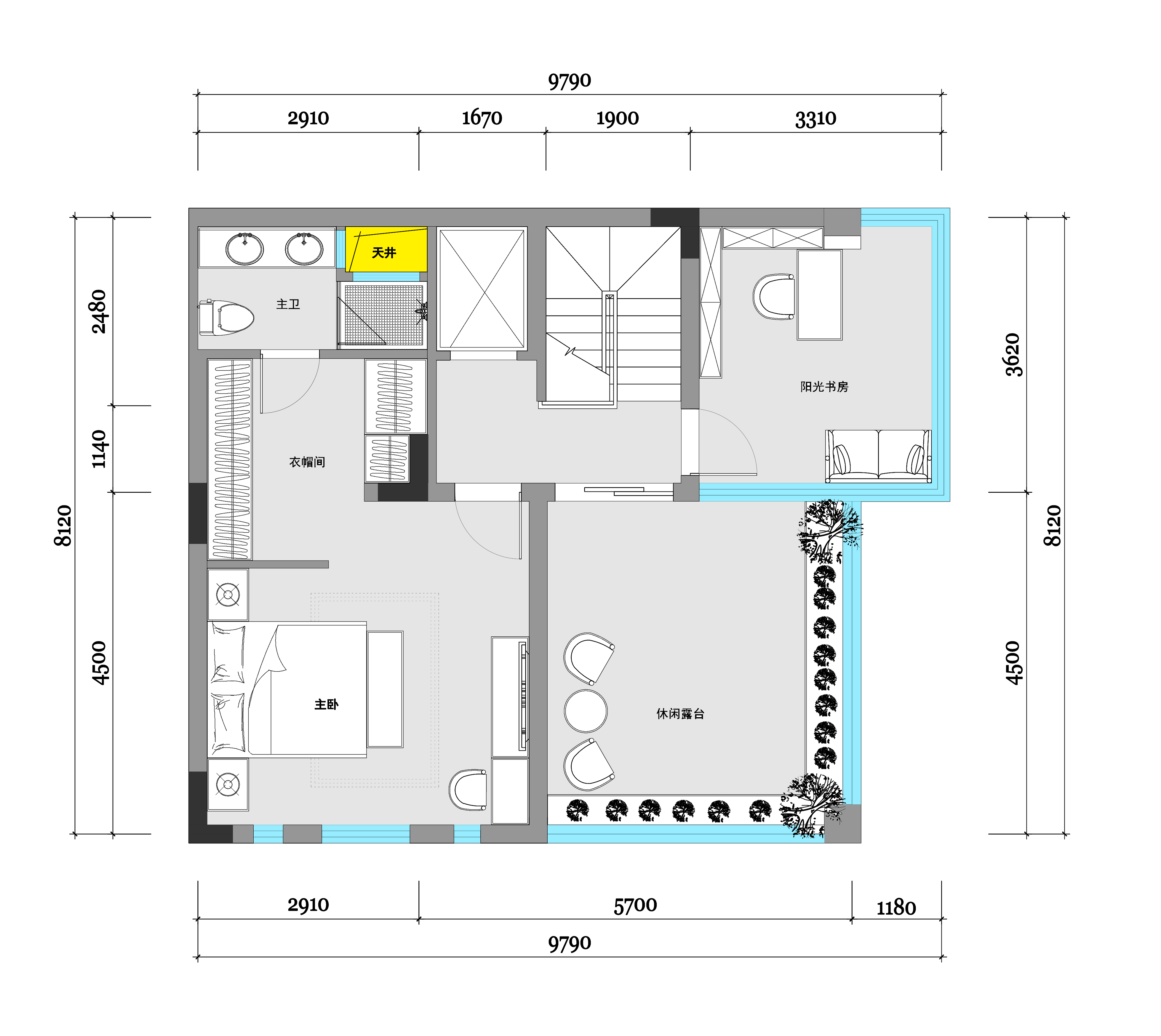 印集设计|「印集设计」国盛园墅360㎡现代极简风格案例