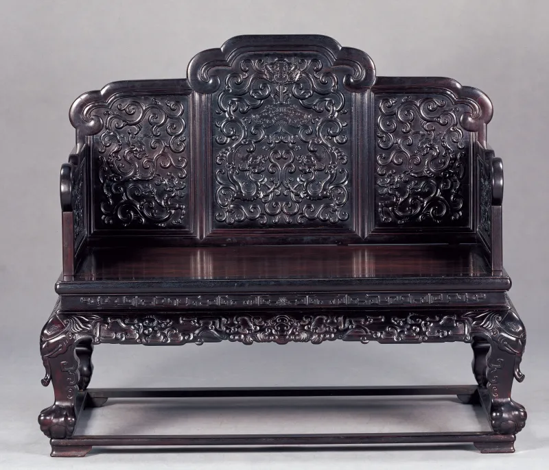 紫檀|乾隆的宝座能有多奢华?