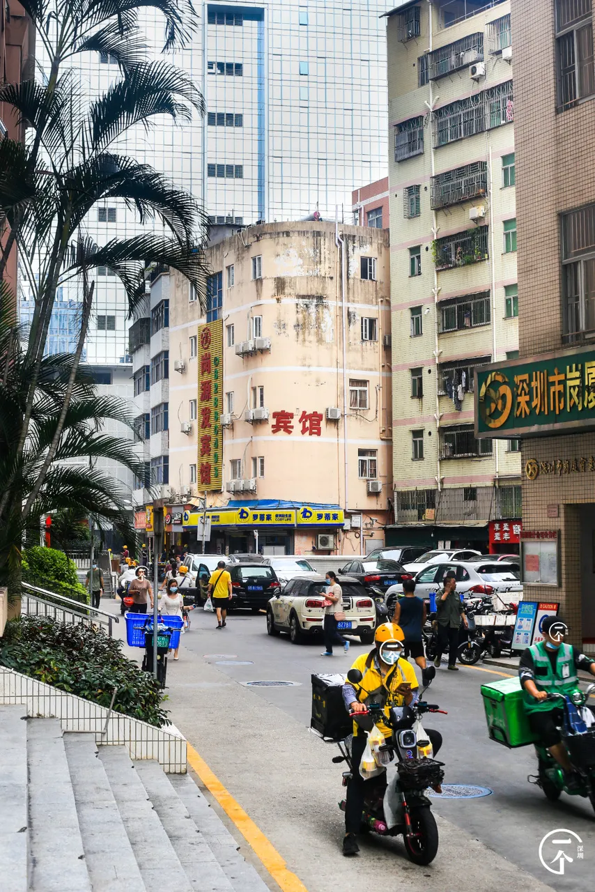 城中村|福田CBD城中村，如今已成「外卖村」？