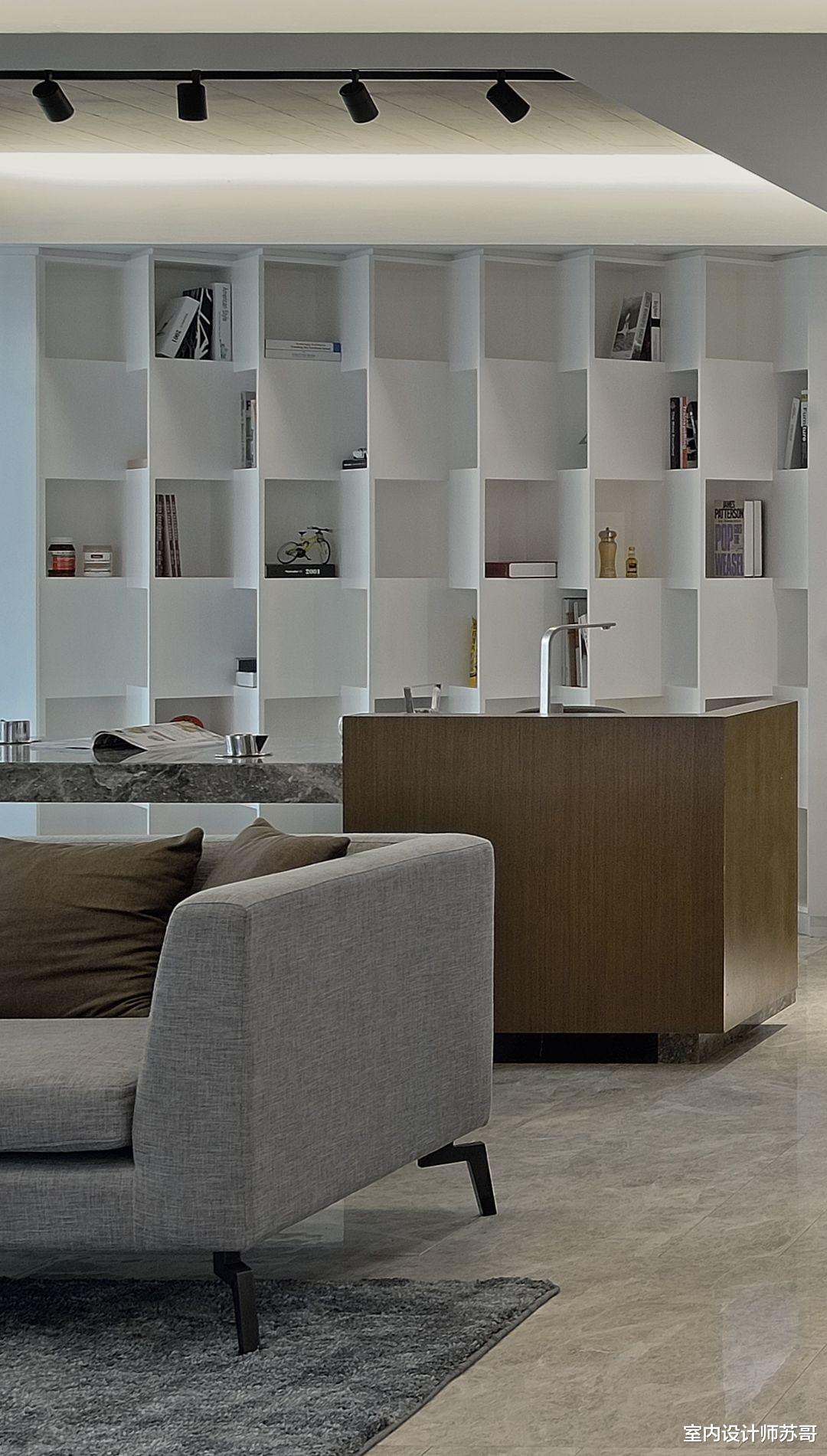 室内设计师苏哥|130平的复式住宅,实用而富有美感,书房的设计更是值得我们学习