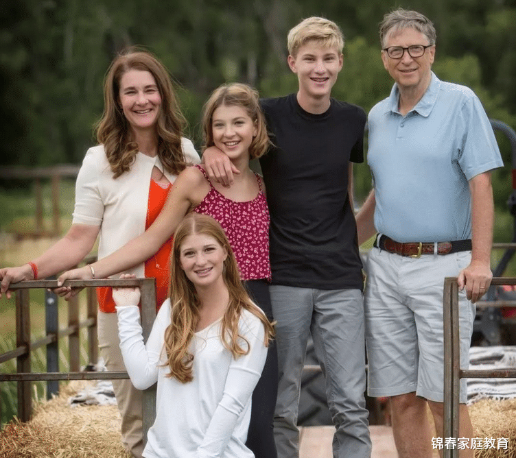 锦春家庭教育|看了比尔盖茨的女儿才知道:有钱人的家庭教育,大多很“廉价”