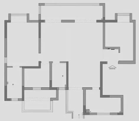 140㎡简约复古,硬装简单设计,以色彩与软装为主,效果高级独特