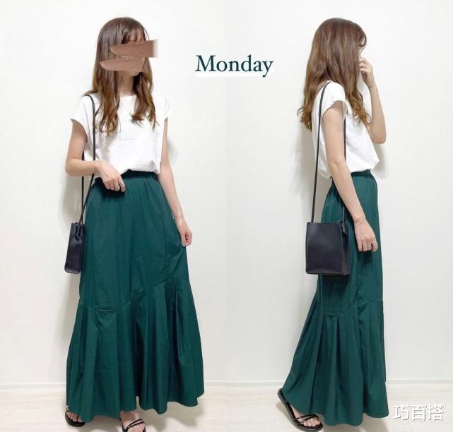 巧百搭|优雅长裙永不过时！不管你是个高还是个矮，穿它上身都能尽显温柔