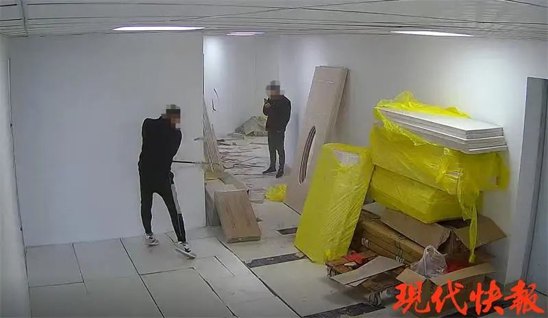 正在装修的办公楼层,为何突遭陌生人打砸?