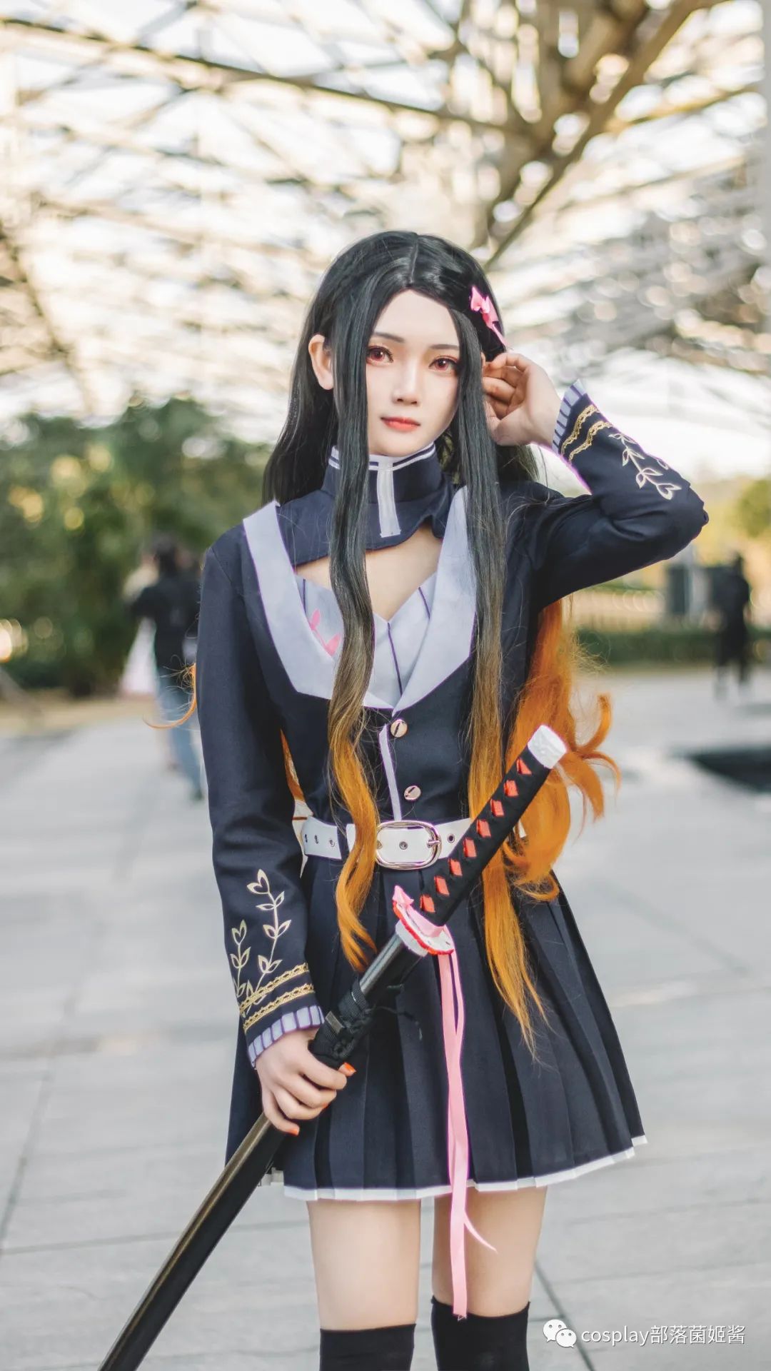 鬼灭之刃|cos：鬼灭之刃灶门祢豆子cos正片@戯言呱呱