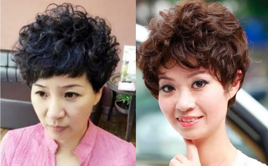 发型|60岁女人最好别留直发？试试这六款时髦的卷发，端庄大气又显年轻