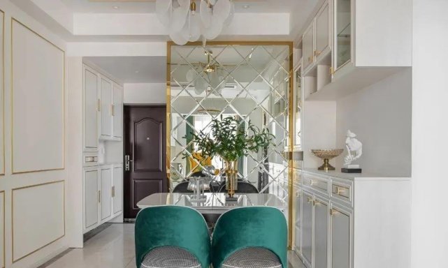 58㎡轻奢美式风格,背景墙设计太高级了,你还不来看?