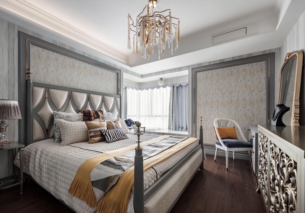 奢华舒适的美式空间，用独特的设计，让业主享受惬意的生活