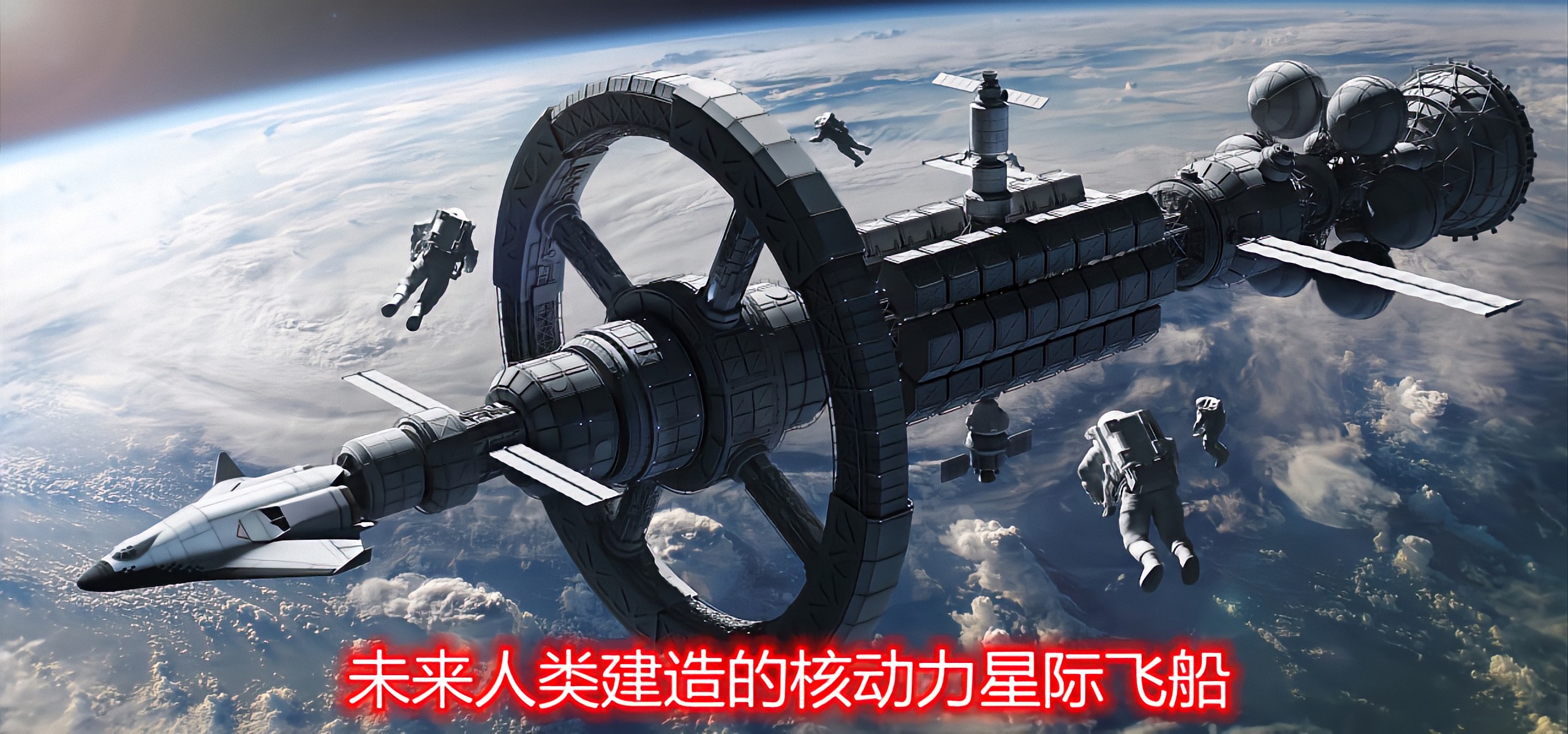 设想,千年以后,人类会启动《核脉冲推进星际方舟飞船计划》吗