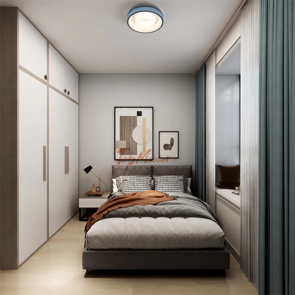 一于于|【鲁班装饰】财经大学南苑100㎡现代风格，净白温度