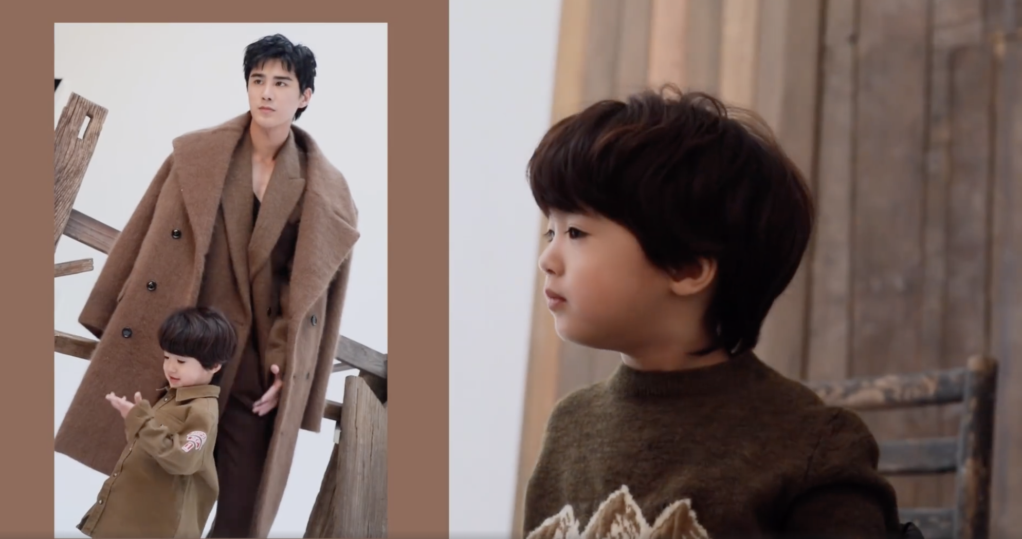 橱窗|姜潮携子拍写真，丹尼尔帅气可爱不输爸爸，父子俩堪称颜值天花板