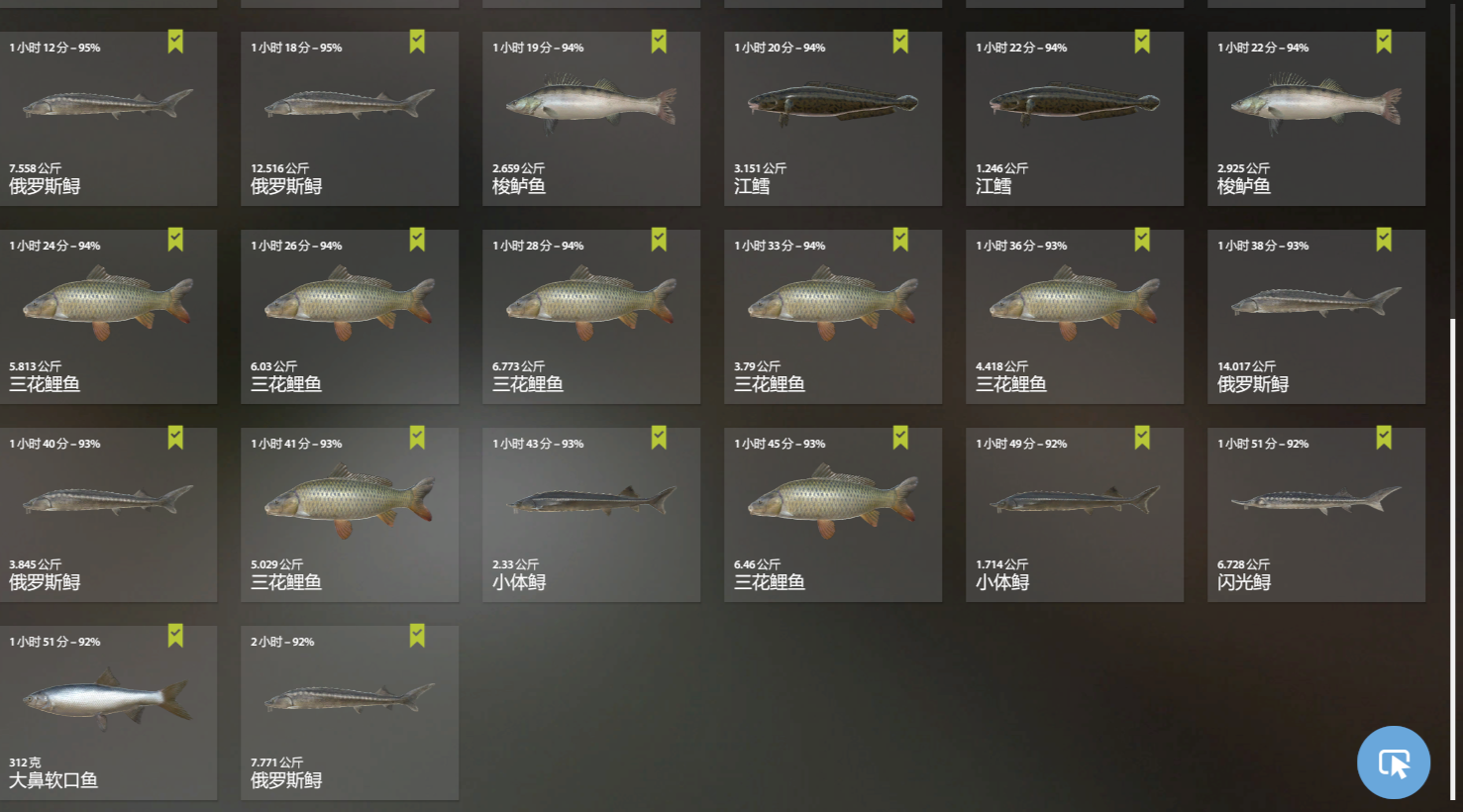 |俄罗斯钓鱼4  28图，新找了毛鲟点开小口+老鲟点经验分享