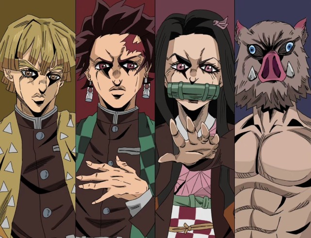 jojo|鬼灭之刃被JO化后，也就猪猪变化小，网友：欧拉无惨轻轻松松