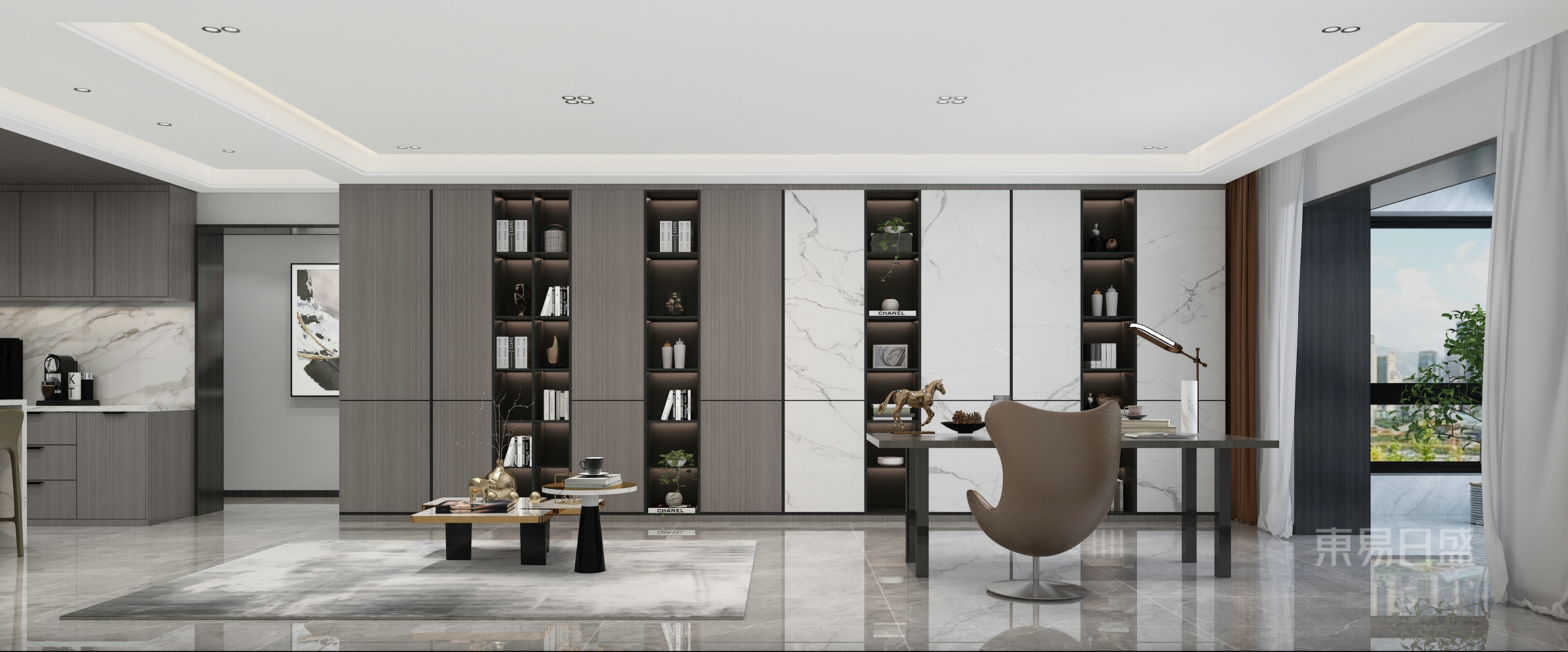 110m2时尚现代风格，有质感有格调