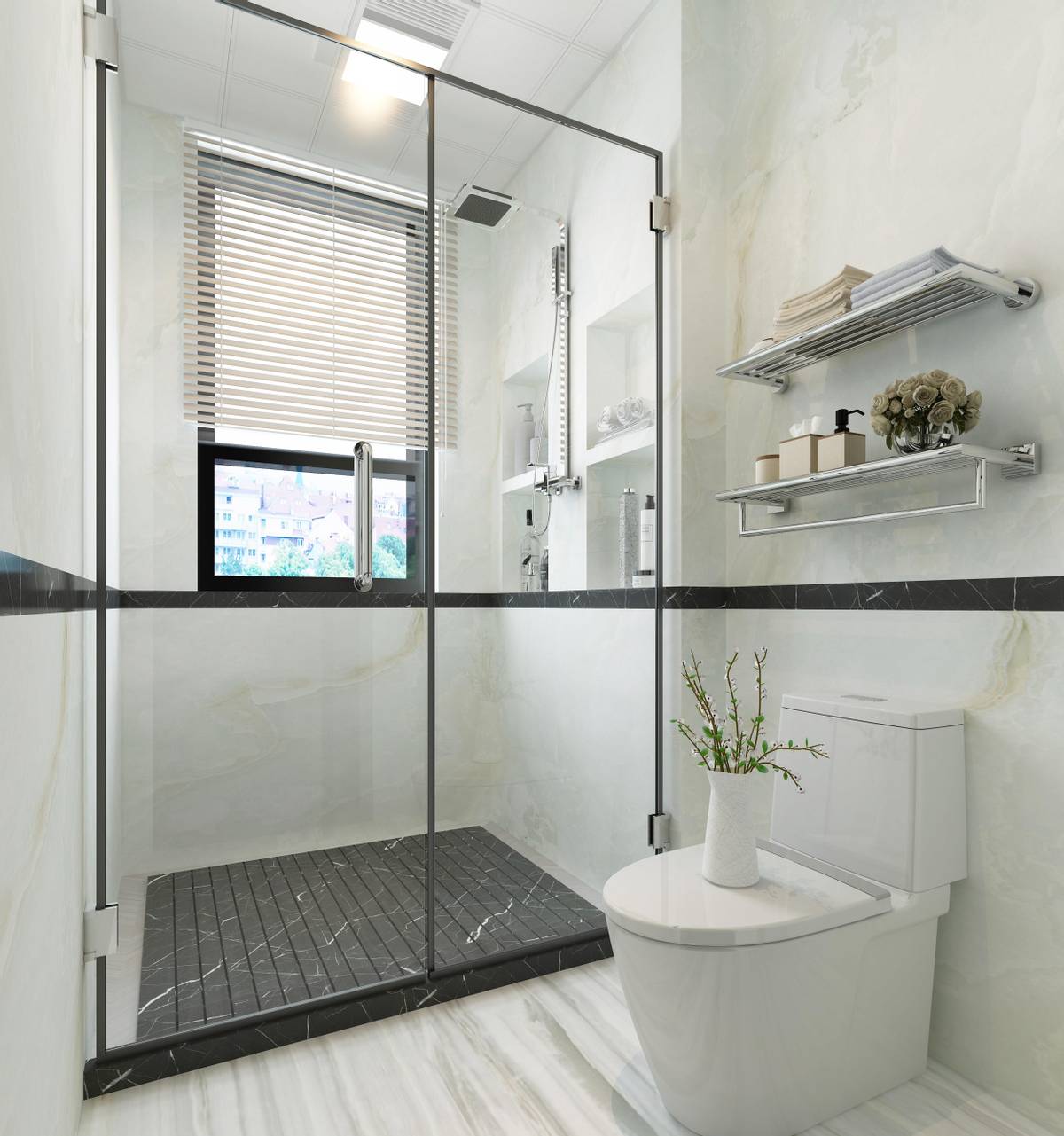 到了冬天才知道，淋浴房装错了好难受，简直是一种煎熬！