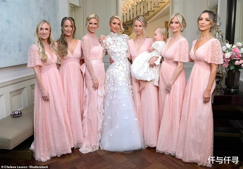 希尔顿|希尔顿40岁成人妻，昔日小妹卡戴珊为其提裙摆送嫁，奢华婚礼曝光