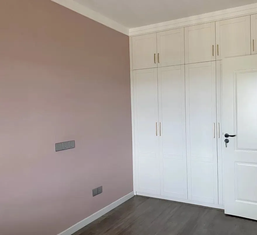 硬装结束,慢慢有了家的样子,全屋定制柜子花了4万,做工很不错!