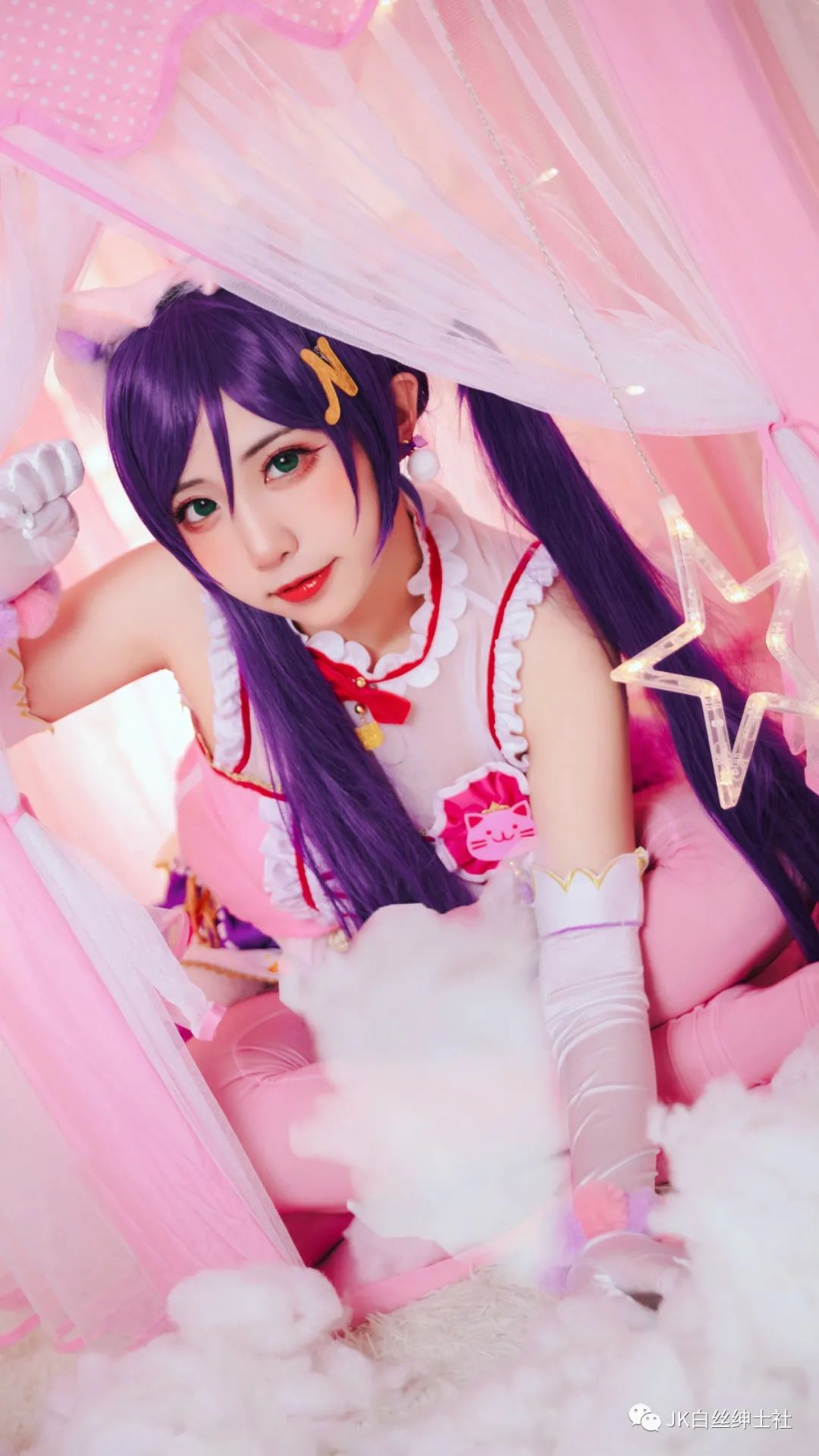 |cos：群星闪耀梦想应援东条希cos正片@桃之啾啾