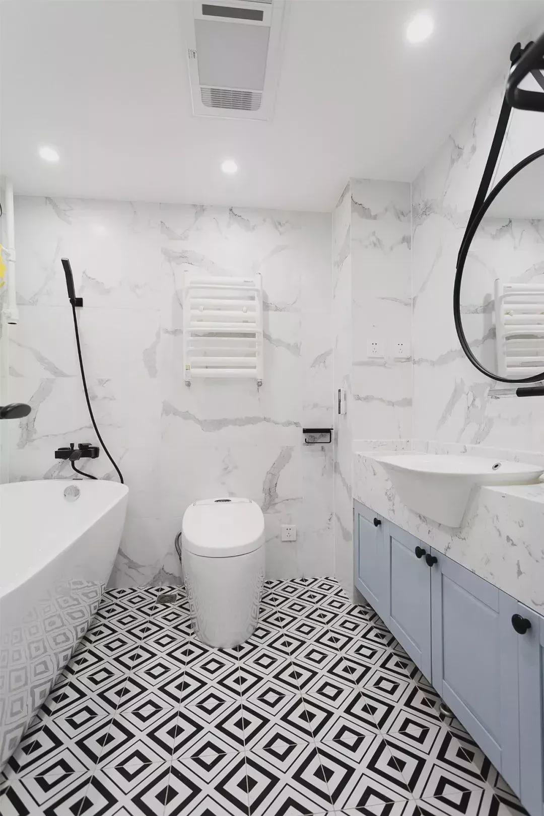 |63㎡小户型2室2厅简约北欧风，儿童房还能这样设计！