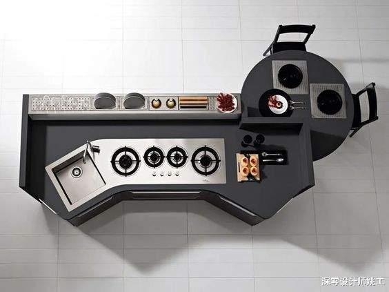 |越小厨房，装修越要出奇招，局部加宽燃气灶外挪，不怕台面不够用