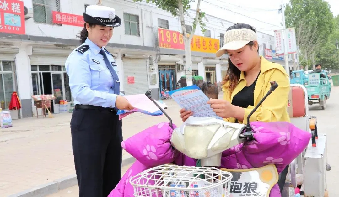 中国山东网菏泽 菏泽高新区交警多措并举圆满完成“五一”道路交通安保工作