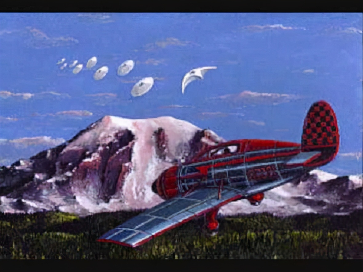夸父逐星空|私人飞机高空惊险遭遇3马赫UFO,编队9艘飞碟飞跃华盛顿雪山!