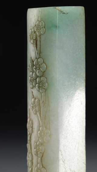 翡翠|清代：翡翠喜上眉梢镇纸