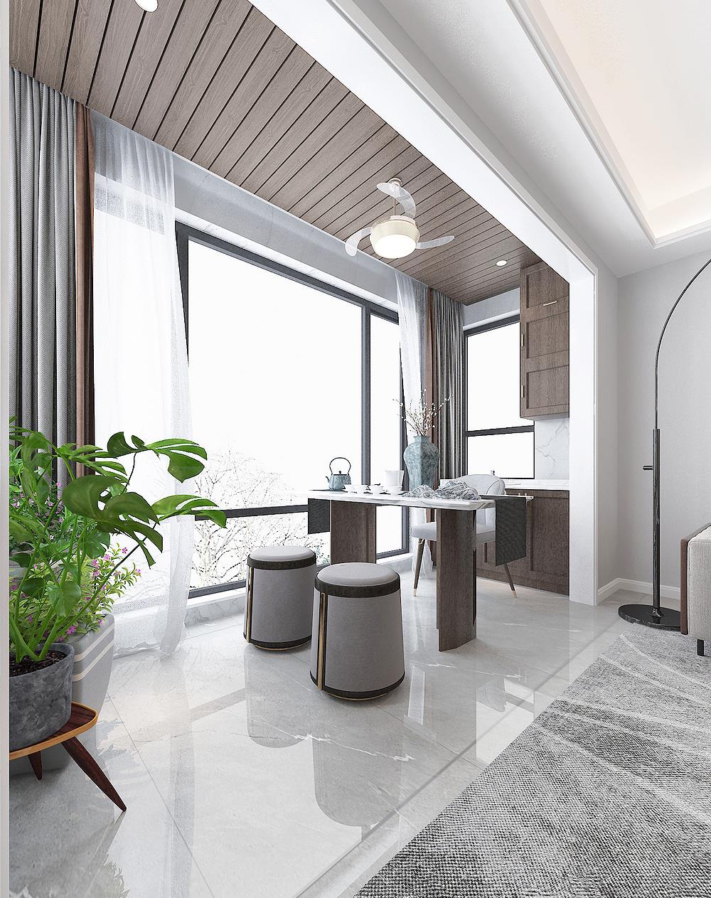 新帝雅|越来越多的人喜欢现代风装修，看了她家之后，我也爱上了，很舒适