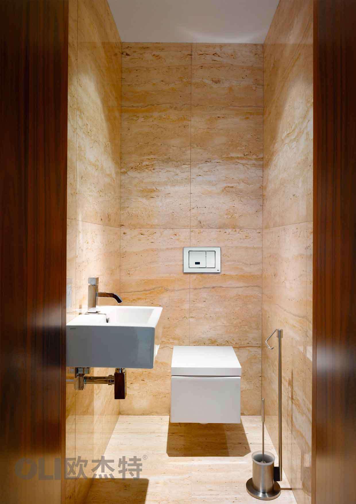 听说入墙式马桶能节省卫浴空间？