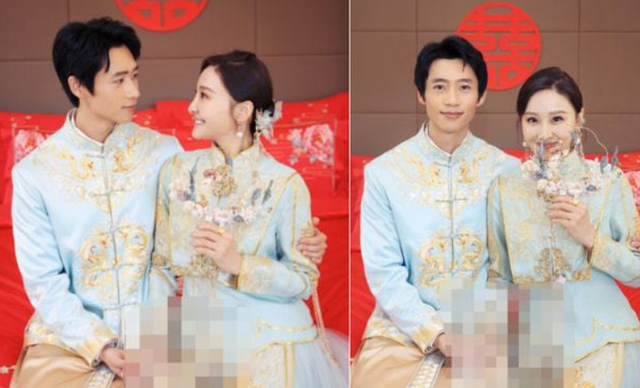 魏晨|魏晨结婚现场照片曝光！新娘穿大露背拖地婚纱，五官精致鼻梁高挺