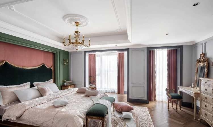 红茶爱养花|祖母绿、脏粉色，色彩丰富的法式风格，要的就是与众不同的感觉