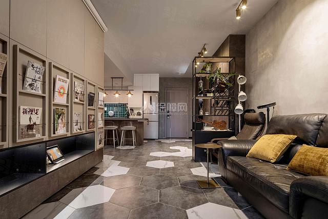 |84㎡工业风家装, 粗犷的设计打造不一样的质感!