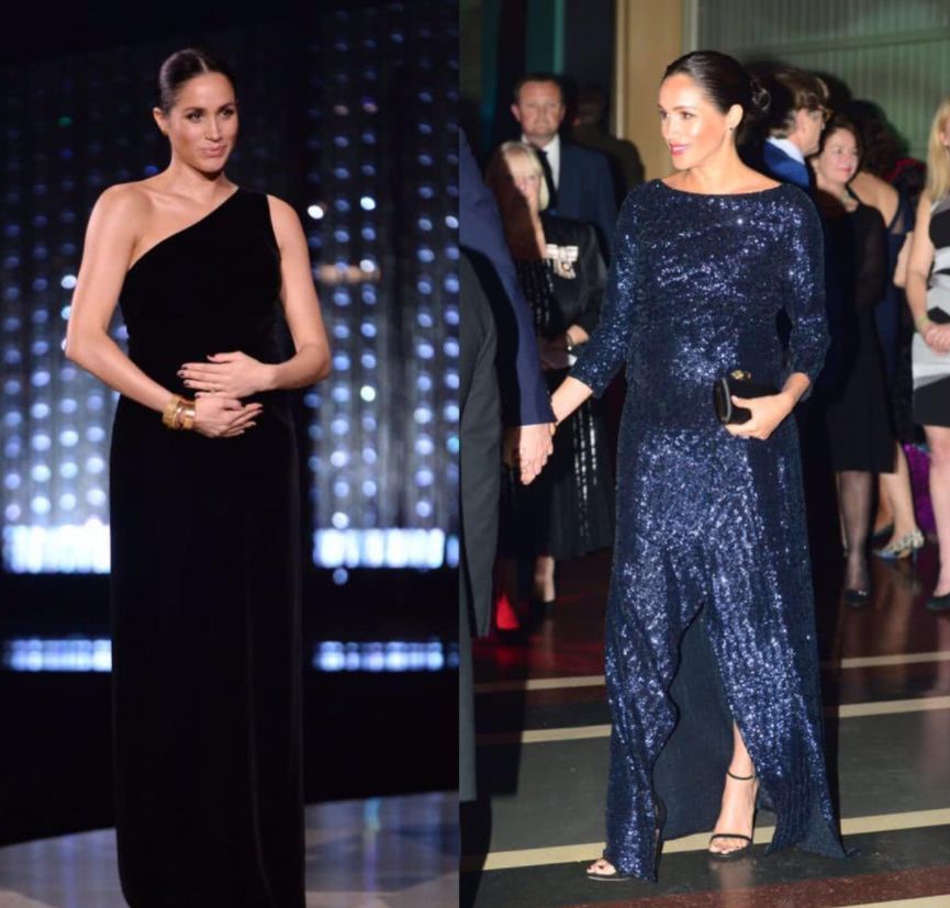 潮帮先生 梅根不考虑减肥吗?穿红色吊带裙勒出赘肉好显壮,信她有130斤了