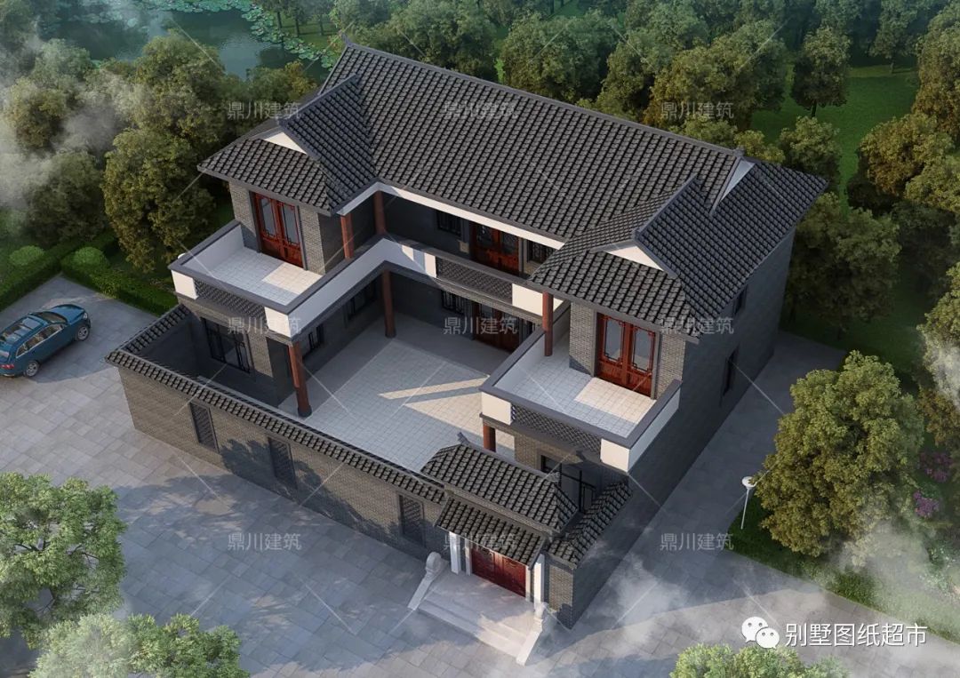 9款大美中式合院,每1㎡都惊艳到骨子里,引领2022年建房新风潮