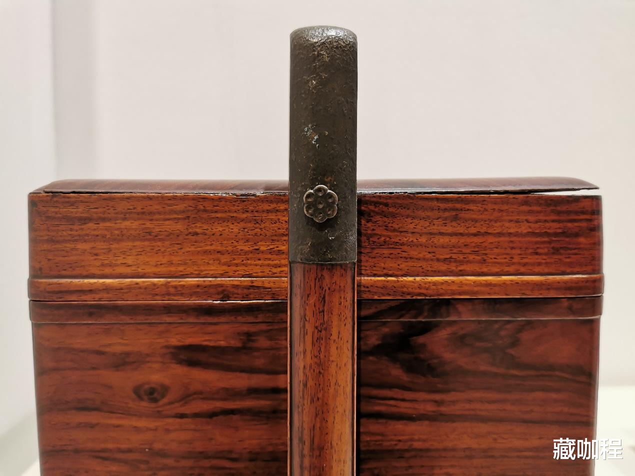 |缝隙全包、榫卯全隐，黄花梨老提盒细致严密