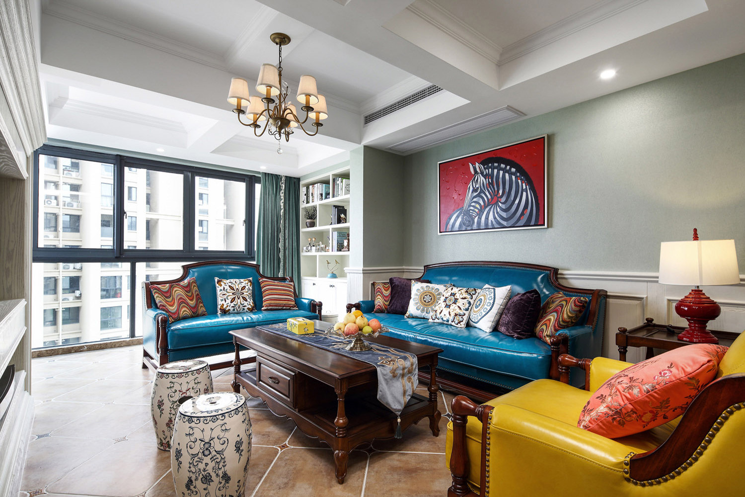 美式风吊顶效果图，风格迥异，却都是我们喜欢的一个家！