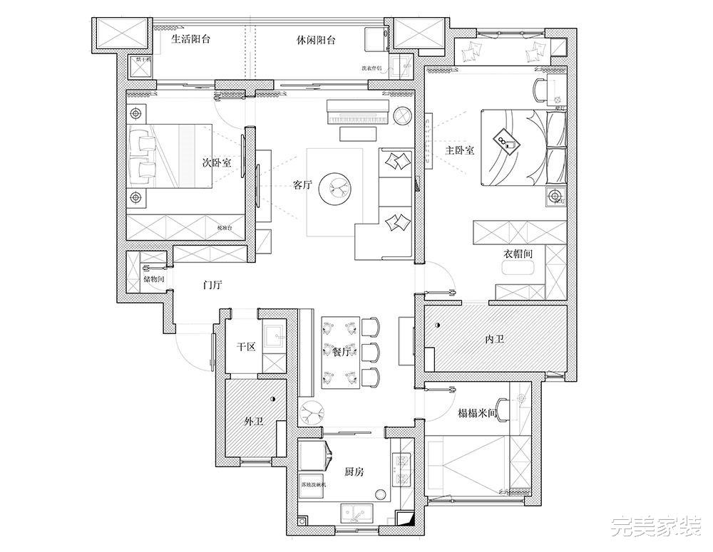 北欧三居室大变身，融入音乐元素，让每一天的生活都变得有趣