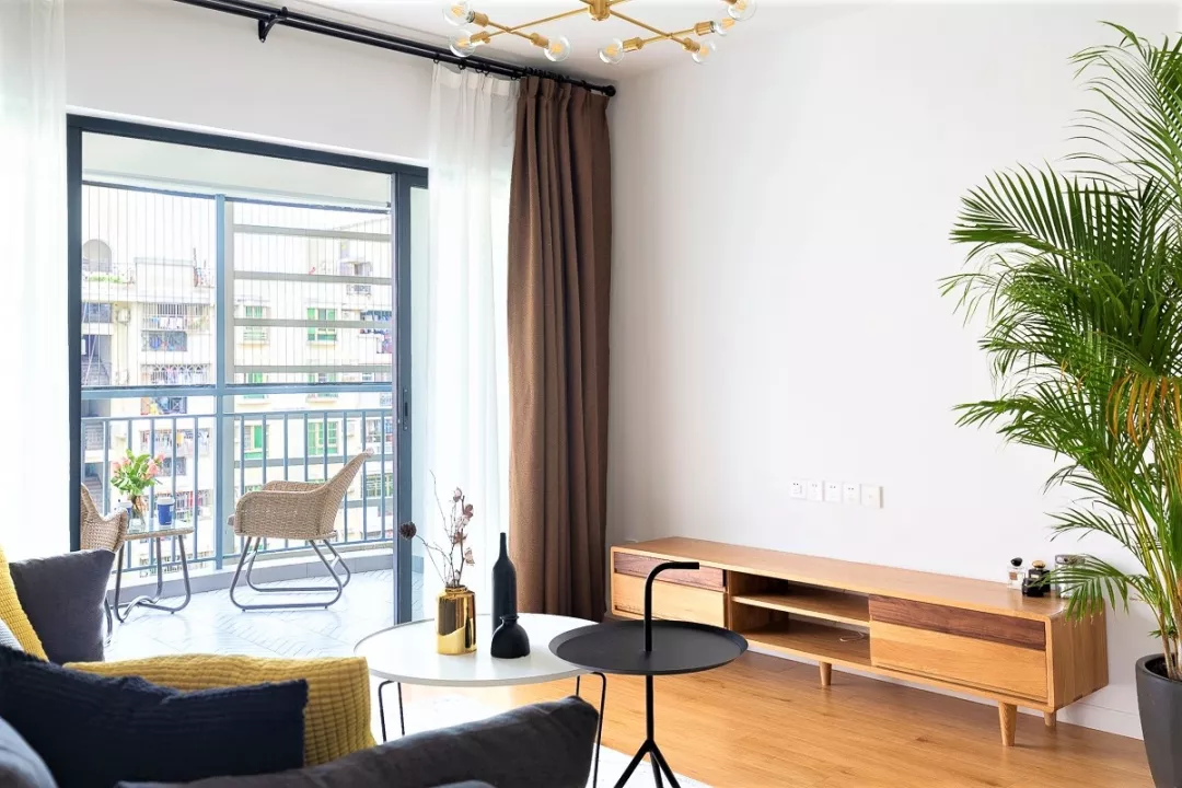 77平简约风格装修设计，开放式餐厨设计，晒到朋友圈却被赞爆了！