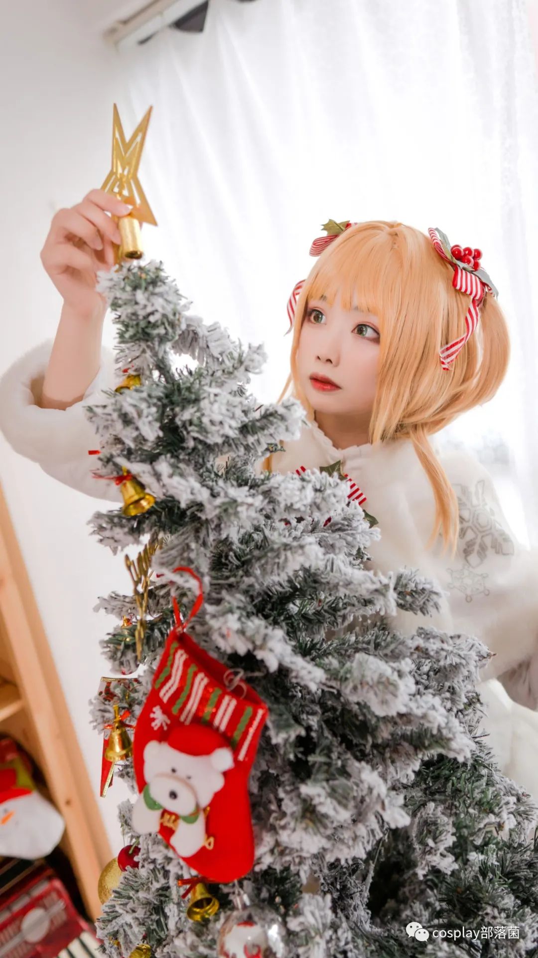 百變小櫻|cos：魔卡少女櫻-圣誕小櫻cos正片