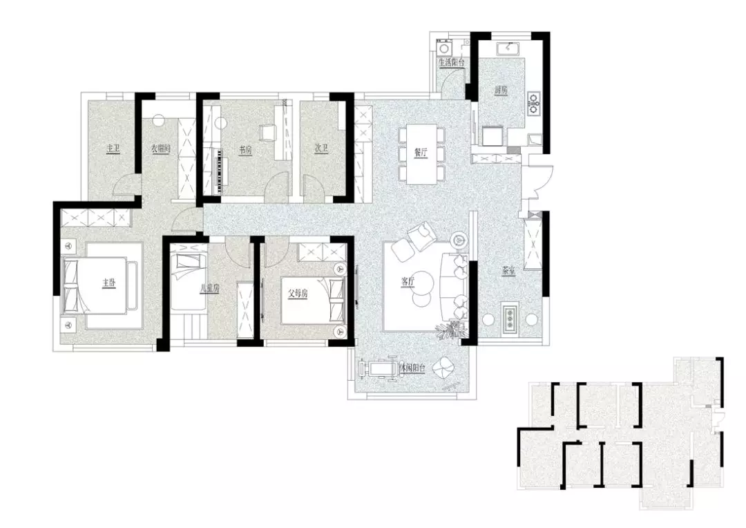 老房改造 | 135㎡改造后的家,虽不是很抢眼,却让人看一眼就爱上~