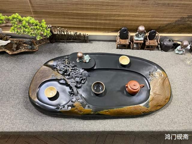雕刻|都说山水画美，当我把山水画用刀雕刻在茶盘上，能否迷倒一片？