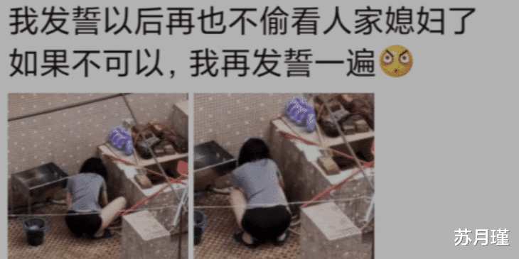 苏月瑾 “我发誓，再不偷窥别人老婆了！”哈哈哈