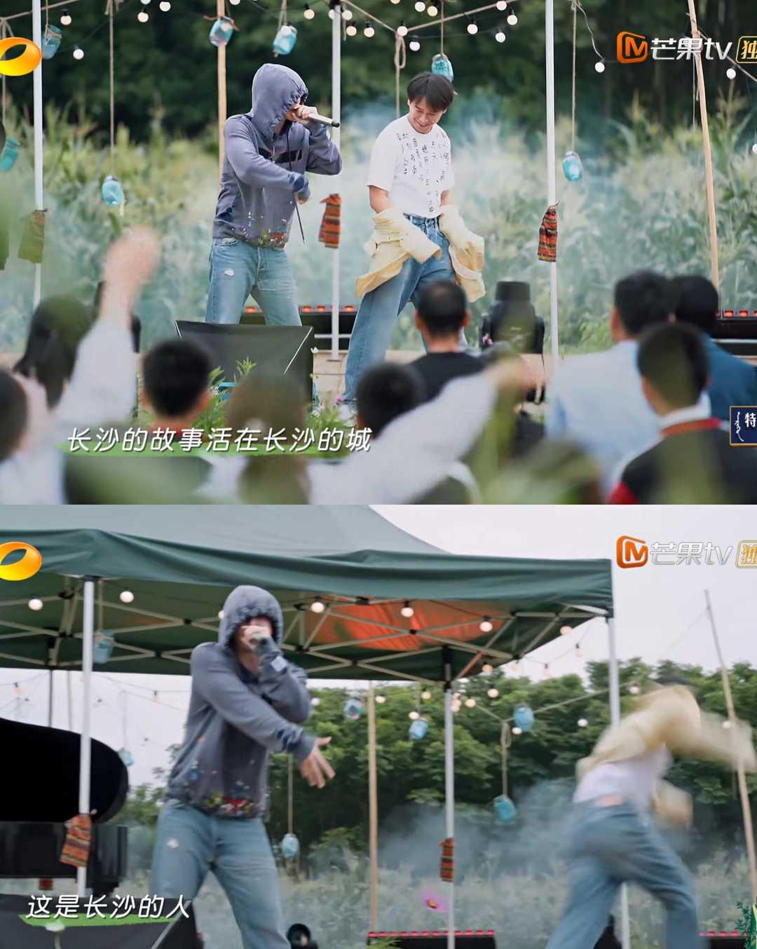 张艺兴|何炅和黄磊送张艺兴、彭昱畅、张子枫出门，特别像老父亲送孩子