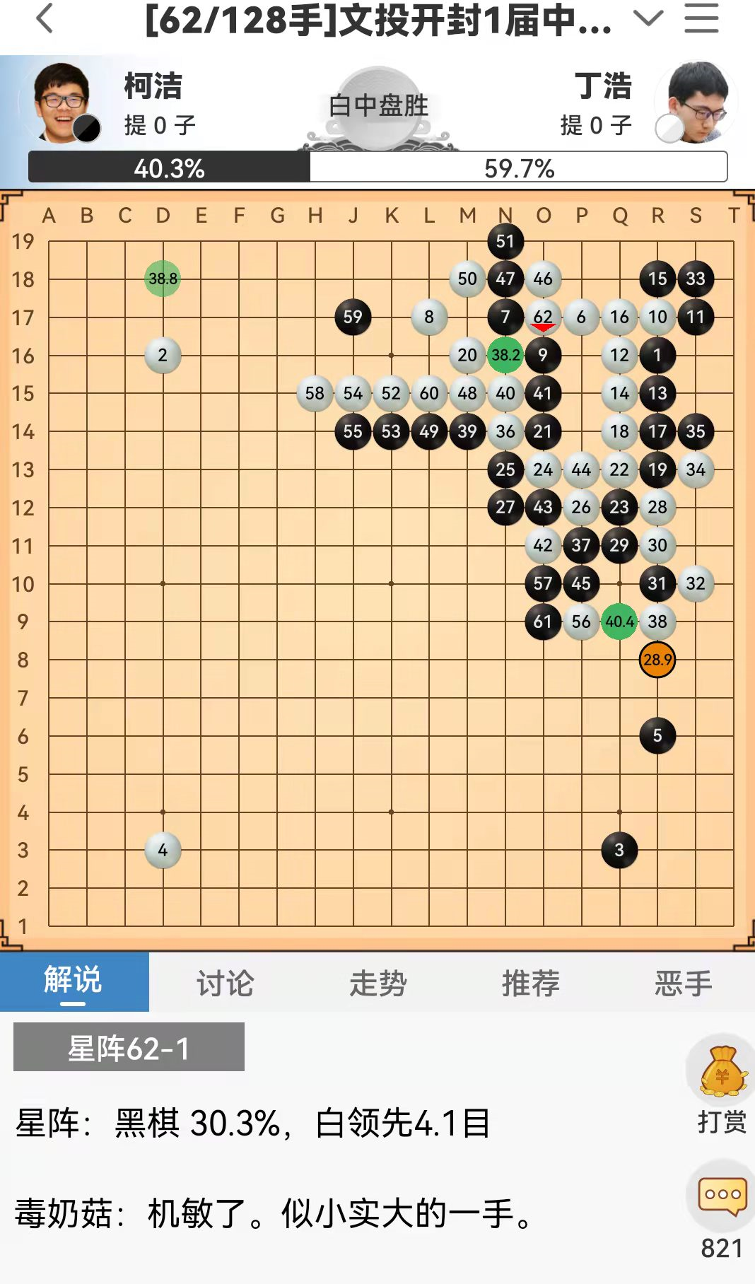 柯洁|棋迷评选丨2021中国十大战役 丁浩风头直追柯洁 (下)