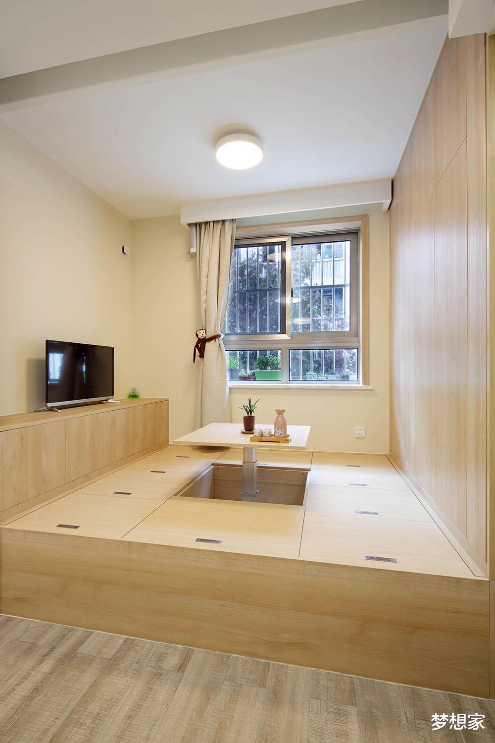 榻榻米|参观夫妻的67㎡日式风小家,简约时尚温馨闲适,书房太爱了,晒晒!